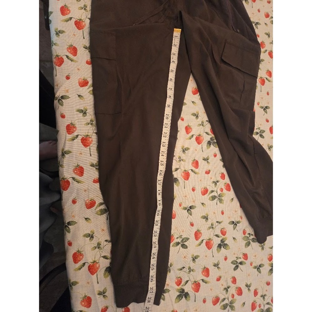 Libin Womens Cargo Joggers Pants Brown Elastic Waist Drawstring Size L - Picture 5 of 6